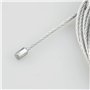 Hyakoz 2 Mètres Câble de Gaz Accélérateur Argent Câble D'accélérateur Câble D'embrayage Ø2mm Universel avec Serre Câble pour Mot