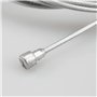 Hyakoz 2 Mètres Câble de Gaz Accélérateur Argent Câble D'accélérateur Câble D'embrayage Ø2mm Universel avec Serre Câble pour Mot