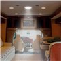 Lampe de toit intérieure – HugeAuto 12 V 36 HugeAuto pour intérieur de cabine, caravane, camping-car, bateau avec interrupteur m