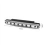 SANWAN Lot de 2 feux de circulation diurnes super lumineux 8 LED Blanc