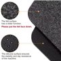 Tapis résistant à la chaleur pour friteuse à air, tapis de protection thermique avec fonction curseurs d'appareils pour friteuse