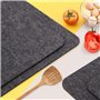Tapis résistant à la chaleur pour friteuse à air, tapis de protection thermique avec fonction curseurs d'appareils pour friteuse