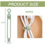 10 PCS Cable Tie Réutilisable Collier De Serrage Attaches Torsadées Sangle Organisateur pour Corde