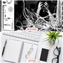 Attaches de Câble en Silicone,10 PCS Cable Tie Réutilisable Collier De Serrage Attaches Torsadées Sangle Organisateur pour Corde