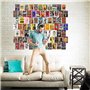 Affiches Esthétiques de Groupe de Rock pour Chambre,50 PCS Décoration Murale D'album de Concert de Musique Rétro Affiches de Gro