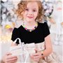 Maeoetty Parure de bijoux pour filles – Collier de perles et bracelet en forme d'étoile pour petites filles – Collier coloré pou