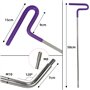 CYGOODS Kit de débosselage sans peinture pour auto, composé de 89 pièces dont des embouts, des extracteurs de renfoncement, un p