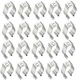 QIUMING T6 Led Tube Clips Titulaire T6Tube Fluorescent Accessoires T6 Support de Fluorescent Clips Support Tube Lumineux pour Fi