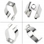 QIUMING T6 Led Tube Clips Titulaire T6Tube Fluorescent Accessoires T6 Support de Fluorescent Clips Support Tube Lumineux pour Fi