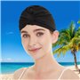 Forreen 3pcs Bonnet de Bain Femme Piscine Impermeable Élastique Bonnet Piscine Antidérapant Séchage Rapide Confortable Bonnet de