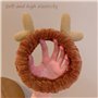 Qixuer Bandeau de Lavage,4 Pièces Bandeau De Maquillage Pour Le Visage Bande De Cheveux De Mignonne Et Colorée Foulard Adapté Au