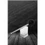 Ambrosya, Brosse de Toilette Exclusive en Acier Inoxydable, Salle de bai Brosse Porte-Brosse de Rechange Brosse de Toilette (1, 