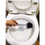 Ambrosya, Brosse de Toilette Exclusive en Acier Inoxydable, Salle de bai Brosse Porte-Brosse de Rechange Brosse de Toilette (1, 
