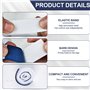 Lot de 10 sangles de fixation pour sac d'urine - Sangle Velcro réglable - Support de cathéter - Appareil de stabilisation pour c