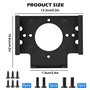 Asfrode Support mural en métal d'aluminium pour Mac mini M4/M4 Pro 2024 - Pour ordinateur portable Mac mini M4/M4 Pro 2024