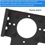 Asfrode Support mural en métal d'aluminium pour Mac mini M4/M4 Pro 2024 - Pour ordinateur portable Mac mini M4/M4 Pro 2024