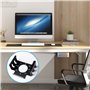 Asfrode Support mural en métal d'aluminium pour Mac mini M4/M4 Pro 2024 - Pour ordinateur portable Mac mini M4/M4 Pro 2024