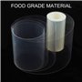 metagio Lot de 2 Rouleaux Rhodoid Pâtisserie 10cm x 8cm 10cm x 10cm Collier à Gâteau Transparent Cercle et Cadre de Pâtisserie p