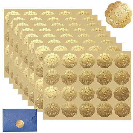 Yoezuo 160pcs Autocollants de Sceaux