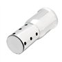 Madlife Garage Pot d'échappement Silencieux universel pour moto - 51 mm - En acier inoxydable - Argenté