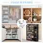 Chevilles de Support d'Étagère Goupille de Support Étagères de Métal Nickelé 5 Styles pour Cabinet Meuble Armoire 5mm 100 Pièces