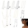10 Pièces Chaîne de Lunettes Perlée Kit