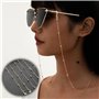 10 Pièces Chaîne de Lunettes Perlée Kit, Chaine Lunette en 3 Styles, Cordon Lunettes pour Femmes et Hommes, Sangle de Lunettes a