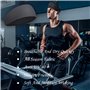 DALAETUS 2 Pièces Gilet De Course et Bandeau Cheveux, Réfléchissant Veste de Running Porte-Téléphone pour Le Sport, Le Jogging, 