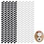 DALAETUS 200 Pcs Capuchons de Couvercle Set