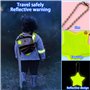 16 Pièces Gilet de Sécurité pour Enfants, Gilet Réfléchissant pour Enfants, Gilet de Sécurité en Forme de V avec Brassard et Pen
