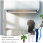5 Pièces Brosse de Nettoyage pour Ailettes de Climatiseur Kit, Peigne à Ailettes avec Accessoires Nettoyage d'Ailettes AC, Bross