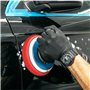 BEELUKY 6 Pièces Disque Polissage 125mm Feutre à Polir Tampons de Polissage en Feutre de Laine Kit Polissage Voiture pour Verre 