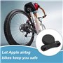 DMNQ AirTag Support de vélo sur la selle avec traceur GPS antivol avec vis de sécurité et outils, pour tous les vélos de VTT - L