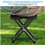 Pmueuff Tabouret Pliable Portable, Siège de Camping Pliable Mini Chaise Pliante Portable avec Sac de Transport Petit Tabouret Pl