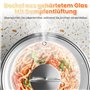 Lot de 12 casseroles en acier inoxydable avec couvercle en verre et casserole à manche - Convient pour tous les types de plaques