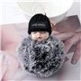 Porte-clés en Peluche Mignon Poupée bébé Pendentif Voiture Téléphone Portable Troussea Pendant pour Voiture Handbag Femme Fille 