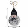 Porte-clés en Peluche Mignon Poupée bébé Pendentif Voiture Téléphone Portable Troussea Pendant pour Voiture Handbag Femme Fille 