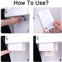 2 Pièces Porte Papier Hygiénique Véhicule Distributeur de Papier sans Perforations Porte Papier Hygiénique Multifonctionnel Boît