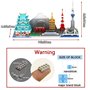 OneNext Japon Tokyo Skyline Collection célèbre Architecture modèle Bloc de Construction Ensemble (1350 pièces) Micro Mini Brique