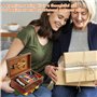 GOEDCH Kits de Couture en Bois: Kit Couture Complet, Premium Couture Accessoires avec Boîte de Rangement en Bois pour Les Filles