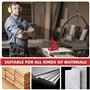 WANDGU 3D Equerre de Menuiserie: Equerre 3D Aluminium à 45/90 Degrés, Rapporteur Carré pour le Travail du Bois, Règle de Mesure 
