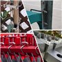 GOEDCH 8 Pièces Boulons en U M8: 304 Inox Acier U Pince Boulon avec 32 Écrous et 16 Tôle, 40mm x 100mm Boulon U M8, Étrier de Fi