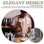 WANDGU 1L Théière avec Infuseur: Théière en Acier Inoxydable, Théière en Acier Inoxydable Cafetière, Bouilloire de Grande Capaci