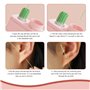 Lot de 480 nettoyants pour trou d'oreille - Avec solution de nettoyage, élimination des odeurs, désodorisant, convient pour l'en