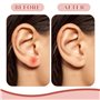 Lot de 480 nettoyants pour trou d'oreille - Avec solution de nettoyage, élimination des odeurs, désodorisant, convient pour l'en
