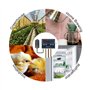 KETOTEK Contrôleur de Température et Humidité Numérique Thermostat 220V avec sonde, Regulateur de Temperature Humidite Chauffage