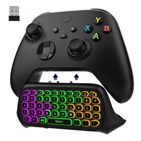 MoKo Clavier Rétro-Éclairage RVB Compatible avec Manette Xbox One