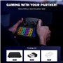 MoKo Clavier Rétro-Éclairage RVB Compatible avec Manette Xbox One, Xbox Series X/S, Clavier Jeu sans Fil avec Récepteur 2,4G & P