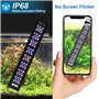 LANTUS LED Eclairage Aquarium, Spectre Complet Éclairage Réglable pour Aquarium, Rampe LED Étanche avec supports extensibles pou