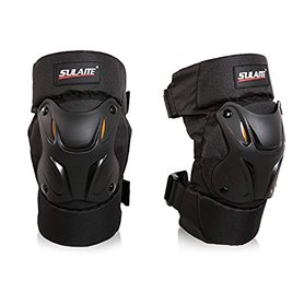 Paire de genouillères de moto pour adultes - Protection des coudes et des genoux - Pour motocross